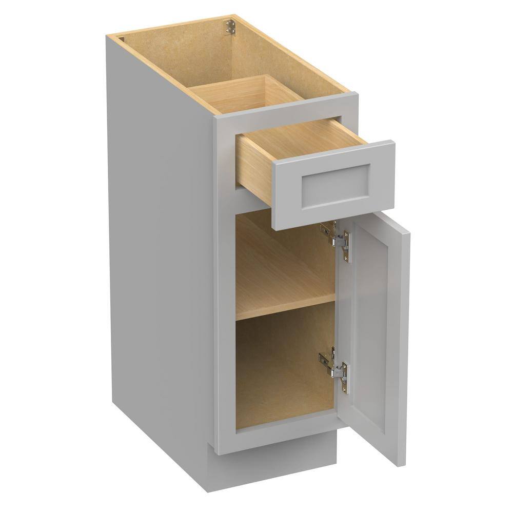 Vanity Art 12 in. W x 21 in. D x 32.5 in. H 1-Drawer Bath Vanity Cabinet Only in Gray