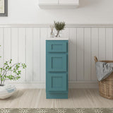 Vanity Art 12 in. W x 21 in. D x 32.5 in. H 3-Drawer Bath Vanity Cabinet Only in Sea Green
