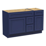 Vanity Art 51 in. W x 21 in. D x 32.5 in. H Bath Vanity Cabinet without Top in Blue