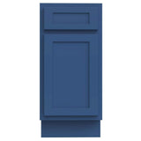 Vanity Art 15 in. W x 21 in. D x 32.5 in. H 1-Drawer Bath Vanity Cabinet without Top in Blue