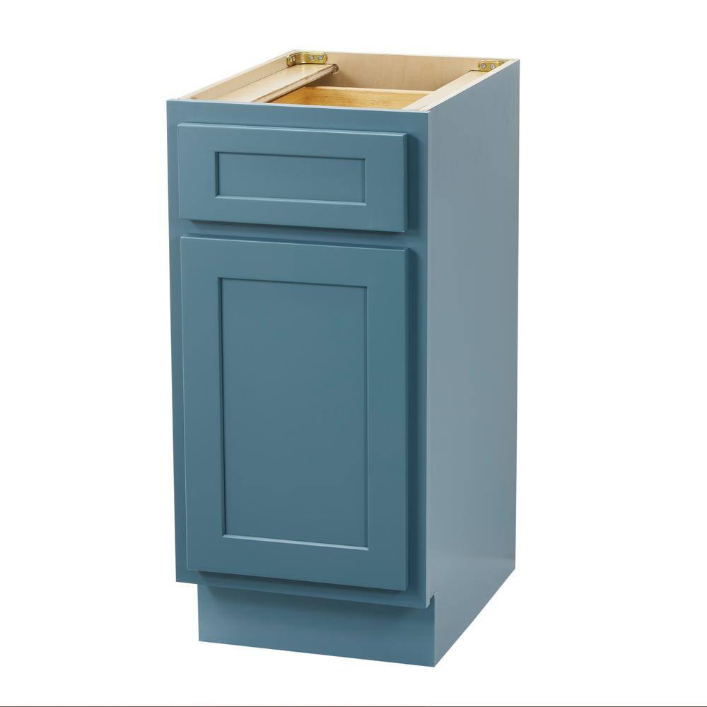 Vanity Art 15 in. W x 21 in. D x 32.5 in. H 1-Drawer Bath Vanity Cabinet Only in Sea Green