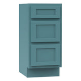 Vanity Art 15 in. W x 21 in. D x 32.5 in. H 3-Drawer Bath Vanity Cabinet Only in Sea Green