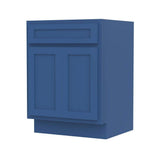 Vanity Art 24 in. W x 21 in. D x 32.5 in. H 2-Doors Bath Vanity Cabinet without Top in Blue
