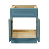 Vanity Art 24 in. W x 21 in. D x 32.5 in. H 2-Doors Bath Vanity Cabinet Only in Sea Green