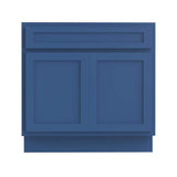 Vanity Art 36 in. W x 21 in. D x 32.5 in. H 2-Doors Bath Vanity Cabinet without Top in Blue