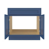 Vanity Art 39 in. W x 21 in. D x 32.5 in. H 2-Doors Bath Vanity Cabinet without Top in Blue