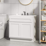 Vanity Art 39 in. W x 21 in. D x 32.5 in. H 2-Doors Bath Vanity Cabinet Only in White