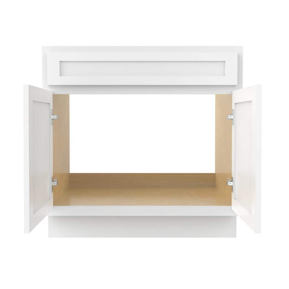 Vanity Art 39 in. W x 21 in. D x 32.5 in. H 2-Doors Bath Vanity Cabinet Only in White