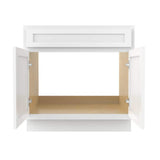 Vanity Art 39 in. W x 21 in. D x 32.5 in. H 2-Doors Bath Vanity Cabinet Only in White