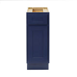 Vanity Art 12 in. W x 21 in. D x 32.5 in. H 1-Drawer Bath Vanity Cabinet Only in Blue