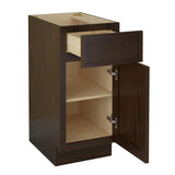 Vanity Art 15 in. W x 21 in. D x 32.5 in. H 1-Drawer Bath Vanity Cabinet Only in Brown