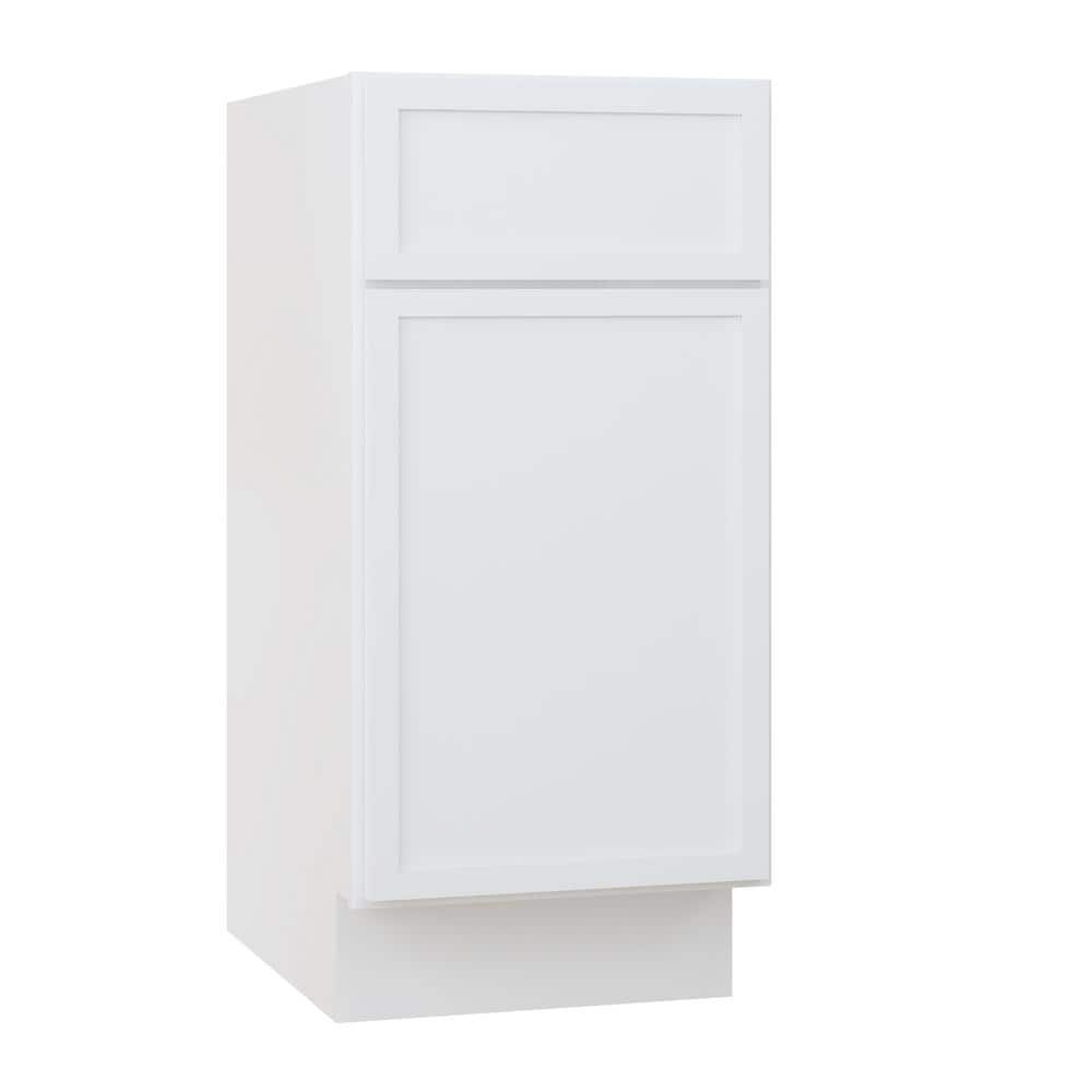Vanity Art 15 in. W x 21 in. D x 32.5 in. H 1-Drawer Bath Vanity Cabinet Only in White