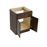 Vanity Art 24 in. W. x 21 in. D x 32.5 in. H 2-Doors Bath Vanity Cabinet without Top in Brown