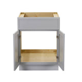 Vanity Art 24 in. W x 21 in. D x 32.5 in. H 2-Doors Bath Vanity Cabinet without Top in Gray