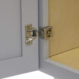 Vanity Art 36 in. W x 21 in. D x 32.5 in. H 2-Right Drawers Bath Vanity Cabinet without Top in Gray