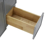 Vanity Art 36 in. W x 21 in. D x 32.5 in. H 2-Right Drawers Bath Vanity Cabinet without Top in Smoky Gray