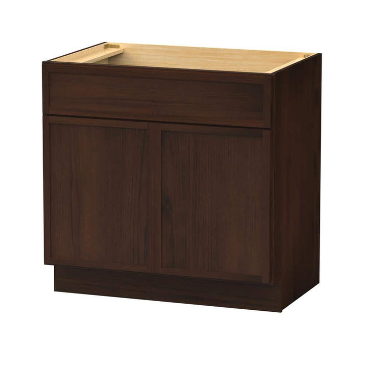 Vanity Art 39 in. W x 21 in. D x 32.5 in. H 2-Doors Bath Vanity Cabinet without Top in Brown
