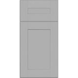 Contractor Express Cabinets Arlington Veiled Gray Plywood Shaker Stock Assembled Wall Kitchen Cabinet Soft Close 15 in W x 12 in D x 36 in H