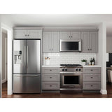 Contractor Express Cabinets Arlington Veiled Gray Plywood Shaker Stock Assembled Wall Kitchen Cabinet Soft Close 33 in W x 12 in D x 30 in H