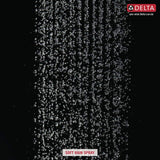 Delta 1-Spray 11.8 in. Single Wall-Mount Fixed Rain Shower Head in Venetian Bronze