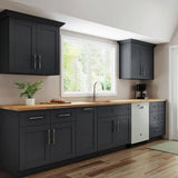 Richmond Venetian Onyx Plywood Shaker Stock Ready to Assemble Wall Kitchen Cabinet Sft Cls 12 in W x 12 in D x 30 in H