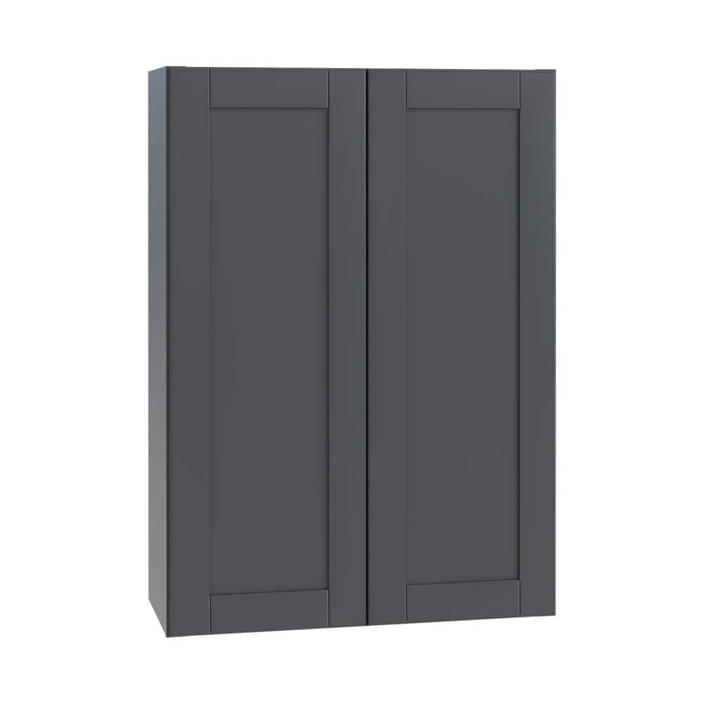 Richmond Venetian Onyx Plywood Shaker Stock Ready to Assemble Wall Kitchen Cabinet Sft Cls 24 in W x 12 in D x 30 in H