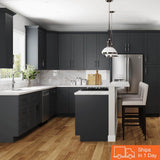 Richmond Venetian Onyx Plywood Shaker Ready to Assemble Corner Kitchen Cabinet Soft Close 24 in W x 12 in D x 42 in H