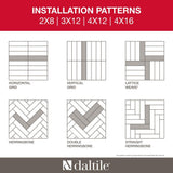 Daltile Artigiano Venice Status Glossy 3 in. x 12 in. Glazed Ceramic Wall Tile (5.28 sq. ft./Case)