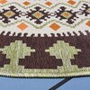 Safavieh Veranda 2-ft-7-in x 5-ft Indoor/Outdoor Rug, Chocolate/Terracotta, Medallion Coastal Pattern