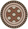 Safavieh Veranda 2-ft-7-in x 5-ft Indoor/Outdoor Rug, Chocolate/Terracotta, Medallion Coastal Pattern