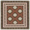 Safavieh Veranda 2-ft-7-in x 5-ft Indoor/Outdoor Rug, Chocolate/Terracotta, Medallion Coastal Pattern
