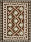 Safavieh Veranda 2-ft-7-in x 5-ft Indoor/Outdoor Rug, Chocolate/Terracotta, Medallion Coastal Pattern