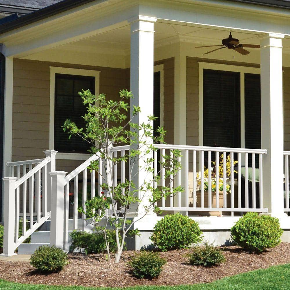 Veranda Traditional/Williamsburg White Line Bracket Kit (4-Piece)