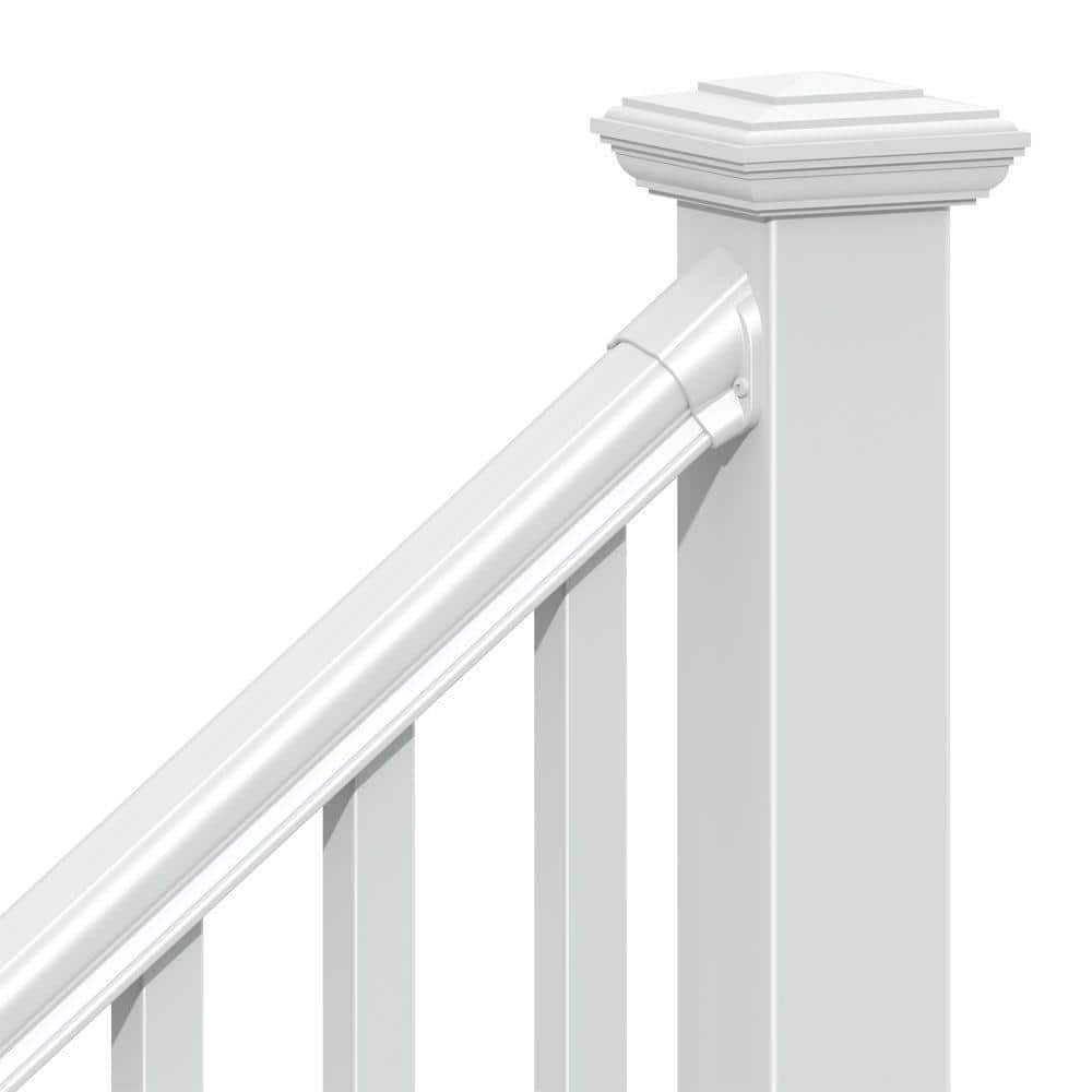 Veranda Traditional/Williamsburg White Stair Bracket Kit (4-Pack)