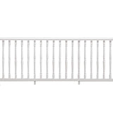 Veranda Williamsburg 8 ft. x 36 in. White PolyComposite Rail Kit without Brackets