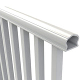 Veranda Williamsburg 8 ft. x 36 in. White PolyComposite Rail Kit without Brackets