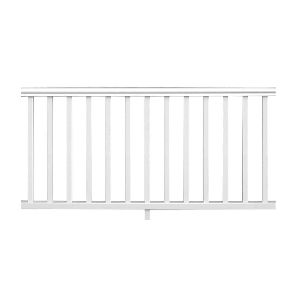 Veranda Traditional 6 ft. x 36 in. (Actual Size: 67-3/4 x 33 1/4" in.) White PolyComposite Rail Kit without Brackets