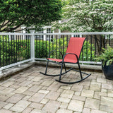 Veranda Traditional 8 ft. x 36 in. (Actual Size: 92 x 33 1/4" in.) White PolyComposite Vinyl Rail Kit with Black Metal Balusters