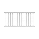 Veranda Williamsburg 6 ft. x 36 in. White PolyComposite Rail Kit without Brackets