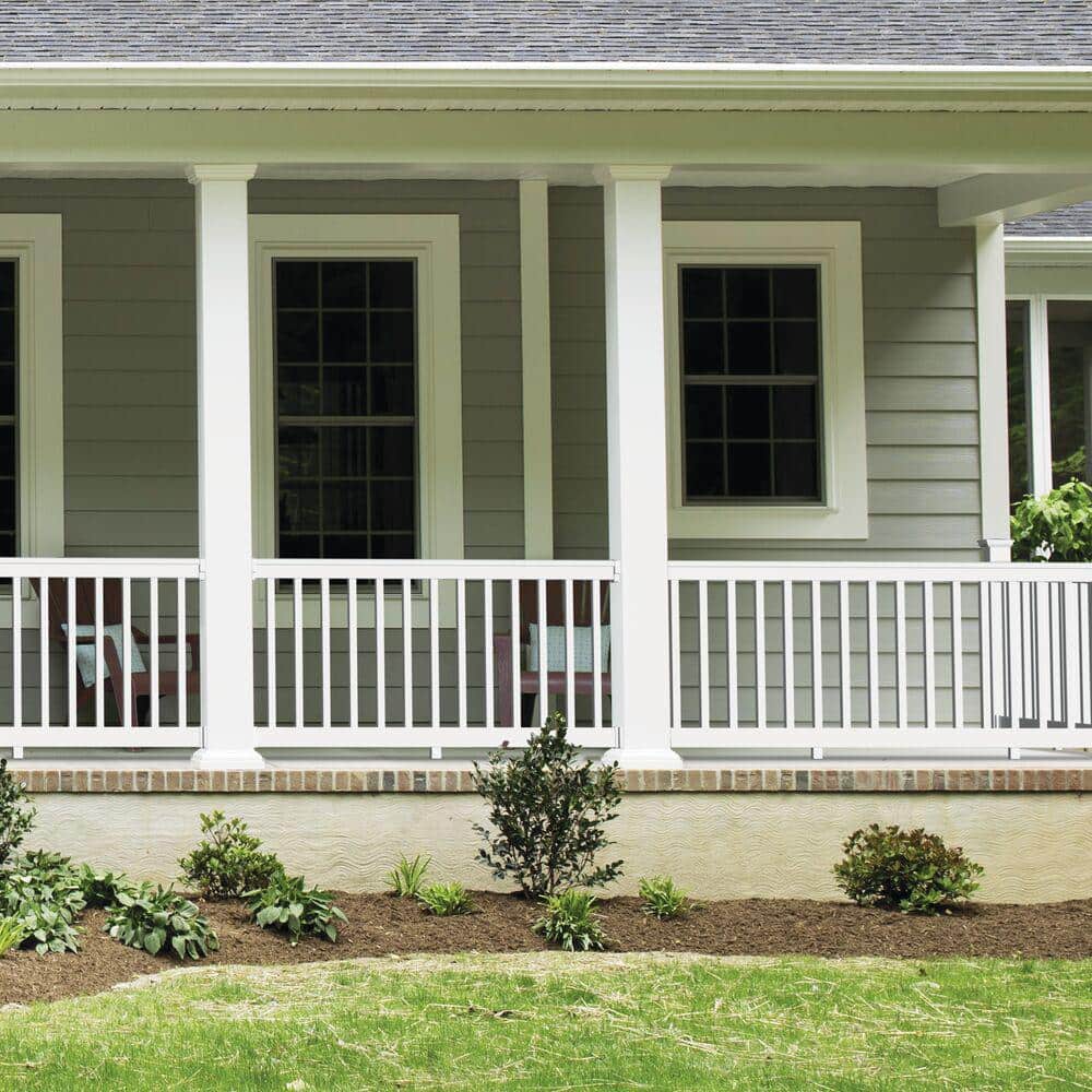 Veranda T-Rail 8 ft. x 36 in. (Actual Size: 91-3/4 L x 33-3/8 in. H) Vinyl Railing Level Kit