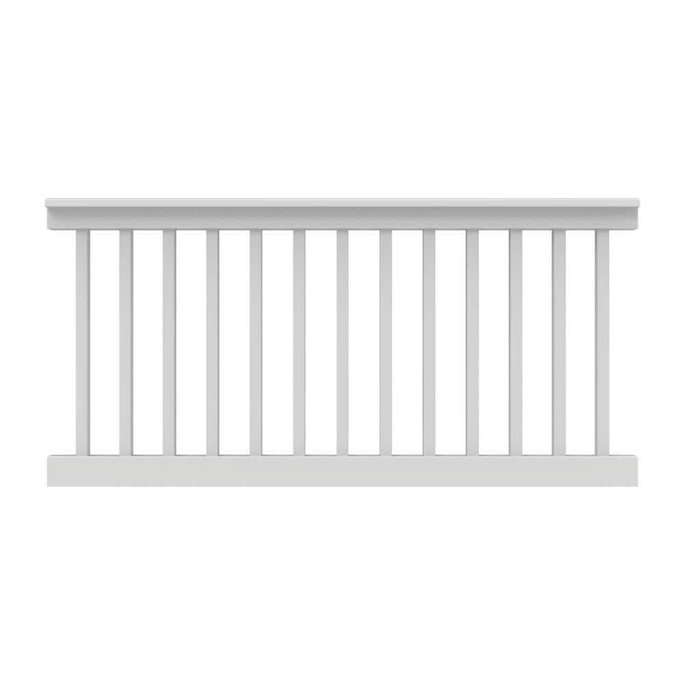 Veranda T-Rail 8 ft. x 36 in. (Actual Size: 91-3/4 L x 33-3/8 in. H) Vinyl Railing Level Kit