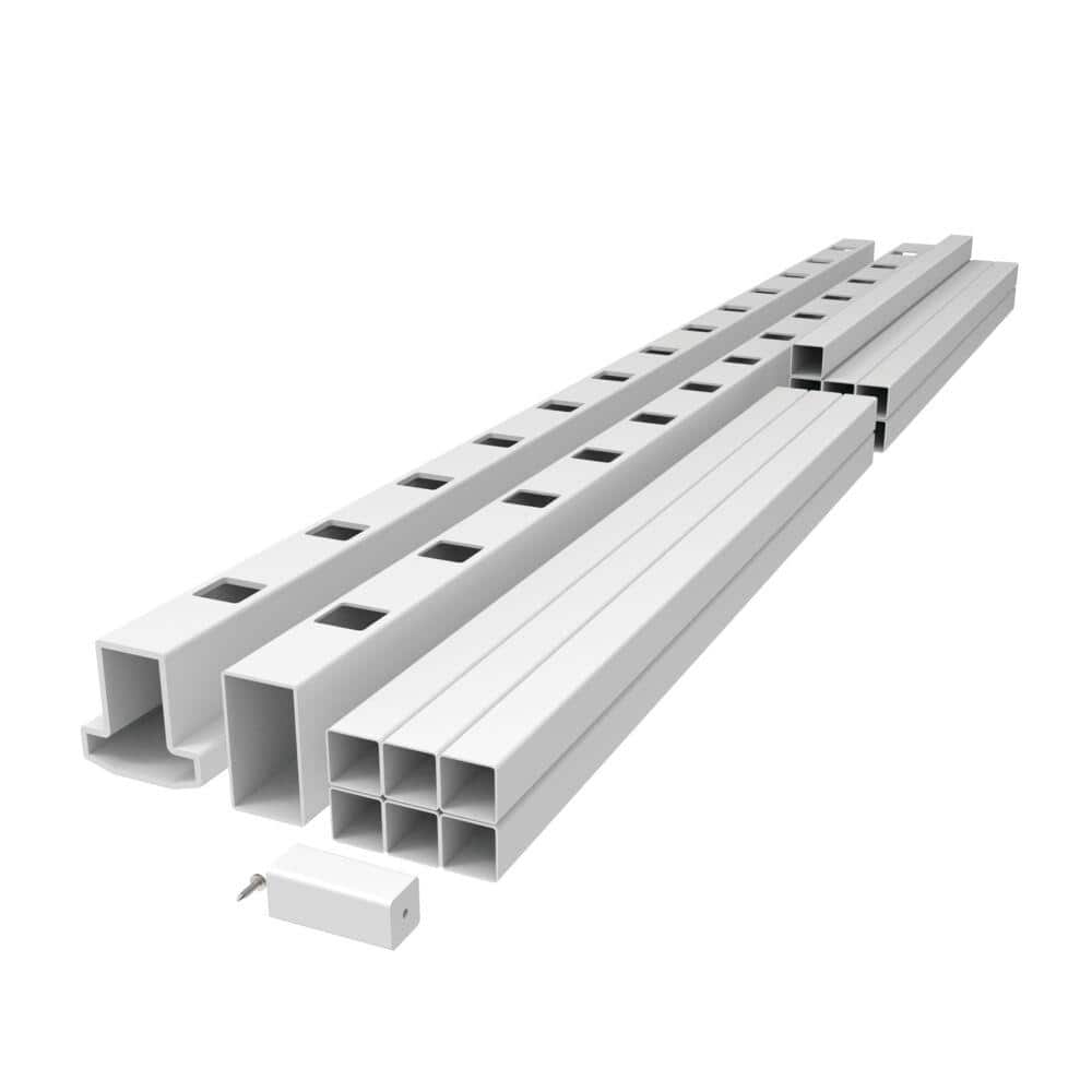 Veranda T-Rail 6 ft. x 36 in. (Actual Size: 67-3/4 L x 33-1/4 in. H) Vinyl Railing Level Kit