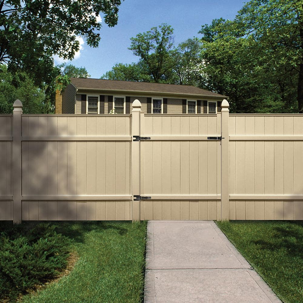 Veranda Tan Vinyl Fence Bracket Kit