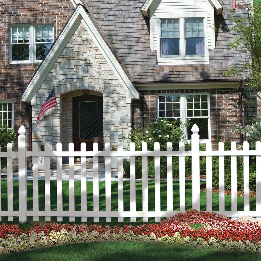 Veranda Aluminum Rail Bracket for Vinyl Fencing (2-Pack)