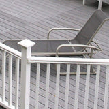 Veranda Traditional/Williamsburg White Angle Bracket Kit (4-Pack)