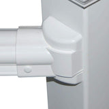 Veranda Traditional/Williamsburg White Angle Bracket Kit (4-Pack)