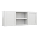 MILL'S PRIDE Richmond Verona White Plywood Shaker Ready to Assemble Base Kitchen Cabinet Laundry Room 110.5 in W x 24 in D x 90 in H