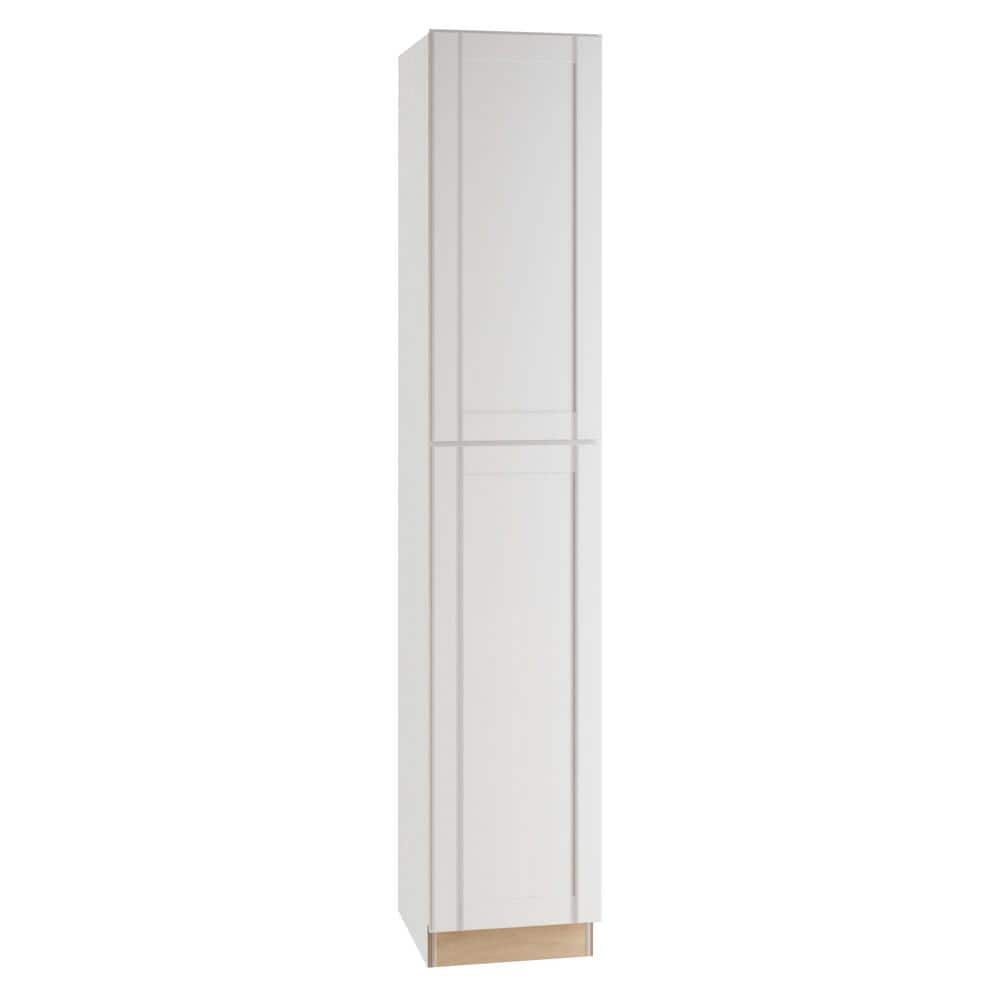 MILL'S PRIDE Richmond Verona White Plywood Shaker Ready to Assemble Base Kitchen Cabinet Laundry Room 110.5 in W x 24 in D x 90 in H