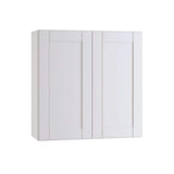 MILL'S PRIDE Richmond Verona White Plywood Shaker Ready to Assemble Base Kitchen Cabinet Laundry Room 132 in W x 24 in D x 96 in H