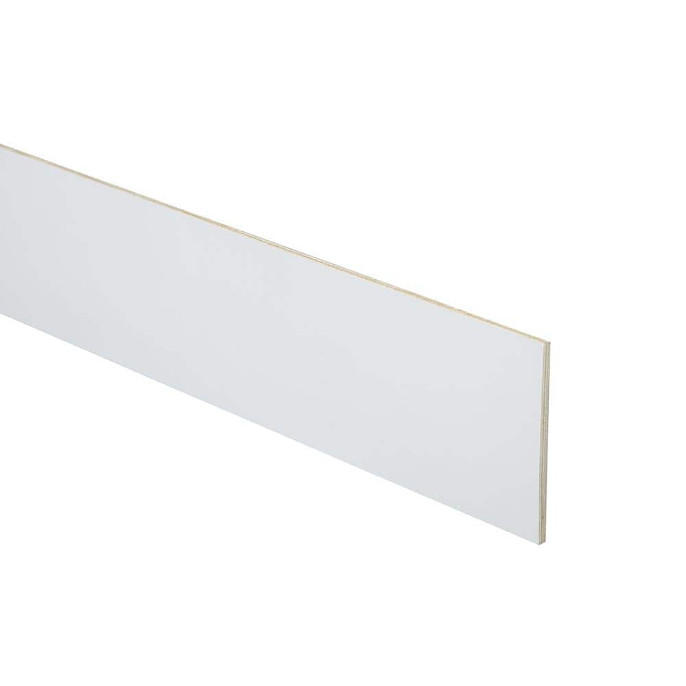 MILL'S PRIDE Richmond Verona White Plywood Shaker Ready to Assemble Base Kitchen Cabinet Laundry Room 132 in W x 24 in D x 102 in H